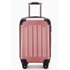 Kufr National Traveller s pevnými stěnami a kolečky - 55 x 22 x 35 cm - pro všechny letecké společnosti - v barvě rose gold