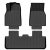 Tesla Model Y Juniper 3-dílná prémiová sada koberců (vyztužená)