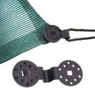 100 ks vodotěsných klipů na stínící / sluneční tkaniny střední velikosti - 2,8 cm