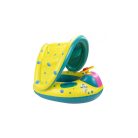 Nafukovací plavací kolo pro děti se sluneční clonou - summer sea vzor - 80 cm