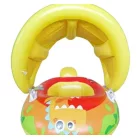 Nafukovací plavací kolo pro děti se sluneční clonou - vzor dinosaura - 70 cm