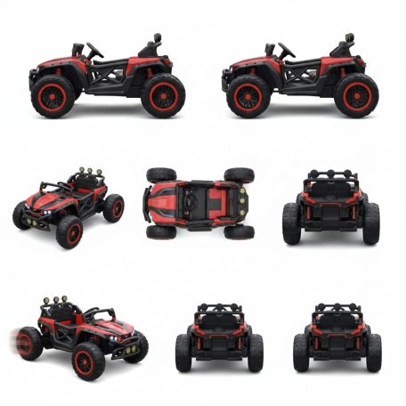 Elektrický terénní vůz pro děti s 12V baterií a LED osvětlením