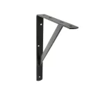 Vysoce výkonný policový držák černý - 200 mm x 250 mm x 30 mm