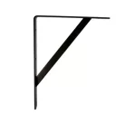 Vysoce výkonný policový držák černý - 200 mm x 250 mm x 30 mm