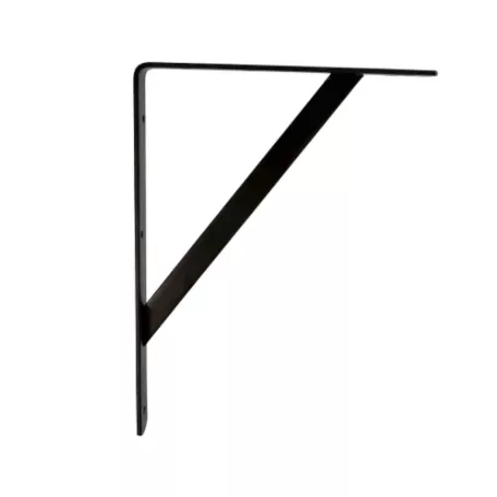 Vysoce výkonný policový držák černý - 200 mm x 250 mm x 30 mm