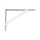 Držák police pro vysoké zatížení bílý - 250 mm x 300 mm x 30 mm