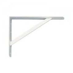   Držák police pro vysoké zatížení bílý - 250 mm x 300 mm x 30 mm