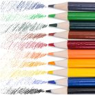 Sada na kreslení a malování pro děti Back to School v praktickém držáku - 168-dílná - modrý