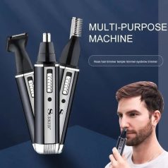   Holicí strojek Surker 3v1, zastřihovač nosu a uší, zastřihovač vousů a zastřihovač obočí