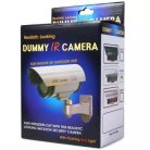 Falešná bezpečnostní kamera s LED světlem + dárková nálepka