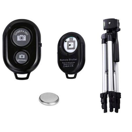 Nastavitelný stativ 4 v 1 s dálkovým ovládáním pro telefony, tablety, fotoaparáty a webové kamery