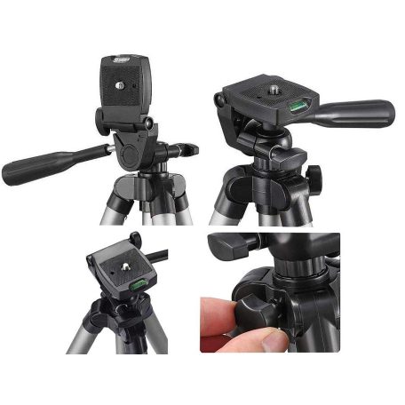 Nastavitelný stativ 4 v 1 s dálkovým ovládáním pro telefony, tablety, fotoaparáty a webové kamery