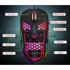 Weibo WB-919 herní optická 8-tlačítková optická myš s LED diodami - 3200 dpi