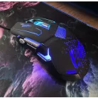 Weibo S10 herní optická 6-tlačítková myš s LED diodami - 3200 dpi
