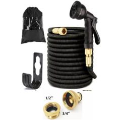   Zahradní hadice 45m s hlavicí postřikovače v černé barvě