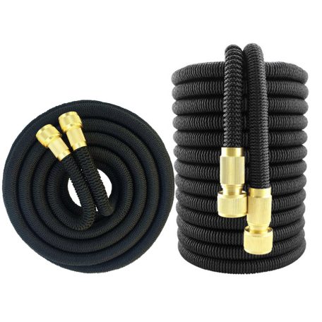 Zahradní hadice 45m s hlavicí postřikovače v černé barvě