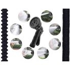 Zahradní hadice 45m s hlavicí postřikovače v černé barvě