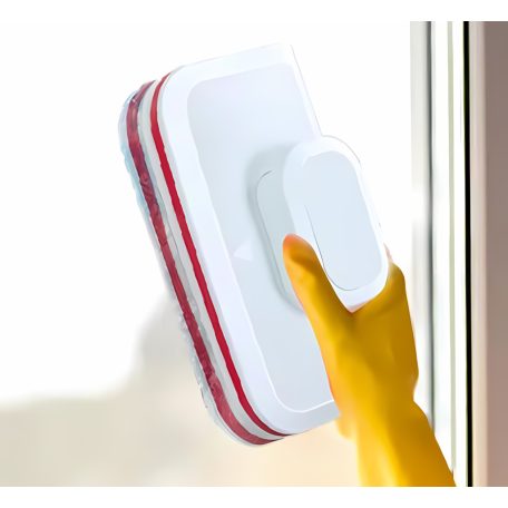 Magnetický oboustranný čistič oken s ergonomickou rukojetí