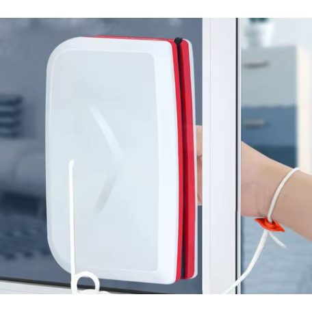 Magnetický oboustranný čistič oken s ergonomickou rukojetí