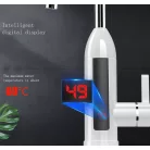 Okamžitý elektrický ohřívač vody s LED displejem v bílé barvě - 3000W