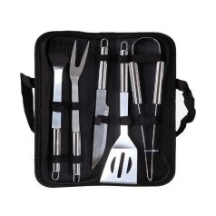 Sada grilovacího nářadí v praktické tašce - 5-dílná