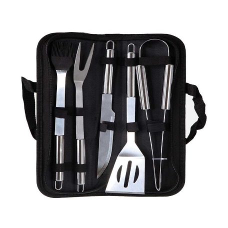 Sada grilovacího nářadí v praktické tašce - 5-dílná