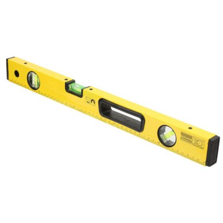 Hliníková vodováha ve žluté barvě - 100 cm