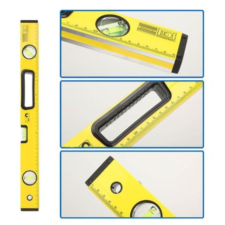 Hliníková vodováha ve žluté barvě - 100 cm