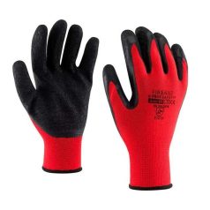   Ochranné rukavice, pracovní rukavice, velikost 10 (pogumované)
