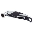 Nákupní taška skládací na kolečkách - Černo-šedá