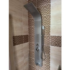 Elegantní hydromasážní sprchový set v chromové barvě