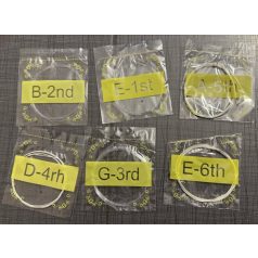 6-dílná sada strun pro klasickou kytaru