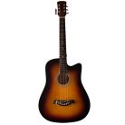 6-strunná akustická kytara - hnědá (3TS-GF) s dárkovou taškou
