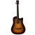 6-strunná akustická kytara - hnědá (3TS-GF) s dárkovou taškou