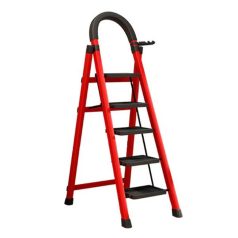 Skládací 5-stupňový hliníkový žebřík