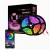 10-metrový 12V RGB LED pásek ovládaný WiFi s adaptérem (SMD 5050 LED)