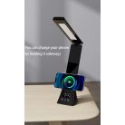 Stolní lampa, nabíječka telefonu a hodiny 3 v 1 - 15 W