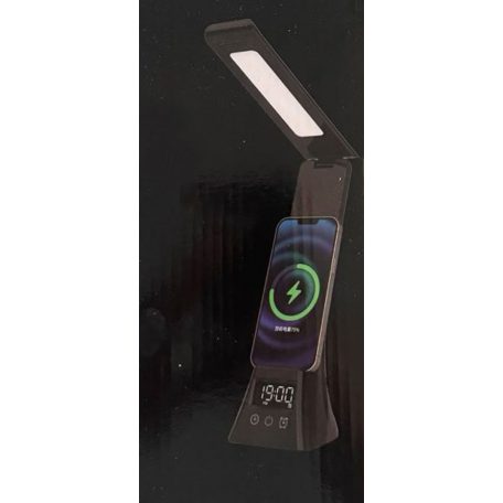 Stolní lampa, nabíječka telefonu a hodiny 3 v 1 - 15 W
