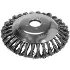 Kartáč na zámeckou dlažbu a na odstraňování plevele vhodný pro křovinořezy - 15 cm