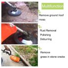 Kartáč na čištění dlažby a odstraňování plevele pro křovinořez – 8" (20 cm)