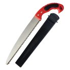 Prořezávací pila v praktickém černém držáku