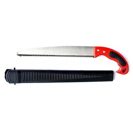 Prořezávací pila v praktickém černém držáku