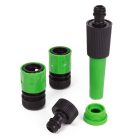 15 metrová postřikovací hadice se 4-dílnou sadou postřikovací hlavice - 1/2 palce