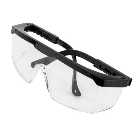 Ochranné brýle s čirými skly, nastavitelná stopka - lehké ochranné brýle
