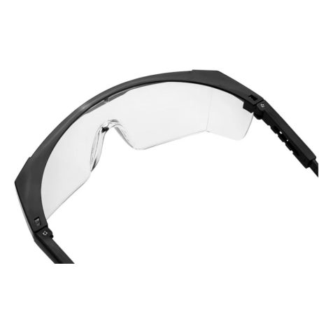 Ochranné brýle s čirými skly, nastavitelná stopka - lehké ochranné brýle