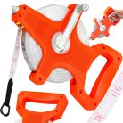 Krejčovský metr v kotouči s praktickými kleštěmi 100 metrový