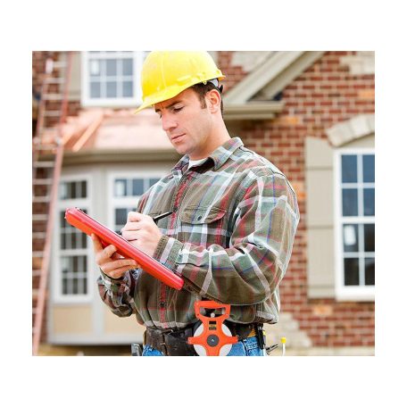 Krejčovský metr v kotouči s praktickými kleštěmi 50 metrový