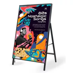 Světelná reklamní tabule 60 cm x 90 cm s adaptérem