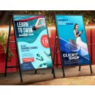 Světelná reklamní tabule 60 cm x 90 cm s adaptérem