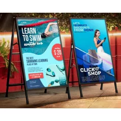 Světelná reklamní tabule 60 cm x 90 cm s adaptérem